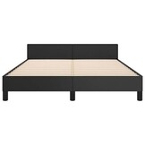 VidaXL Bedframe Zwart met Hoofdeinde 140x200 cm - 54% Korting