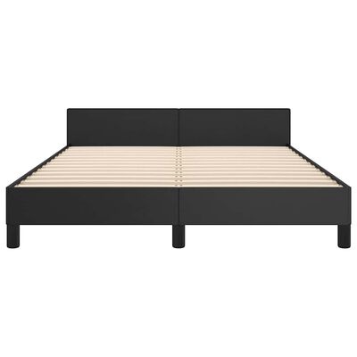 VidaXL Bedframe Zwart met Hoofdeinde 140x200 cm - 54% Korting