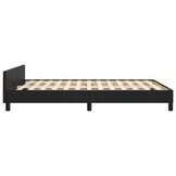 VidaXL Bedframe Zwart met Hoofdeinde 140x200 cm - 54% Korting