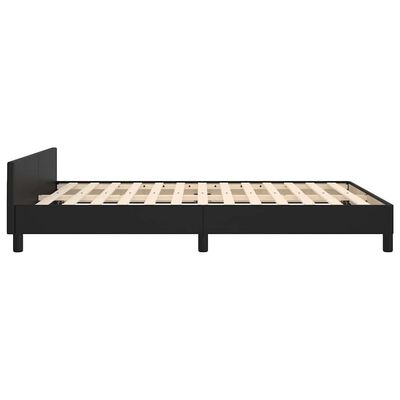 VidaXL Bedframe Zwart met Hoofdeinde 140x200 cm - 54% Korting