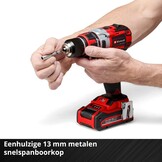 Accu schroefboormachine Einhell TP-CD 18/80 Li BL-Solo (59% korting)