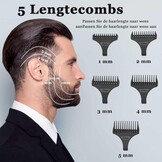 Professionele Baard- & Haartrimmer: 9000 TPM, Zero Gapped, Metaal, LCD | 34% Korting