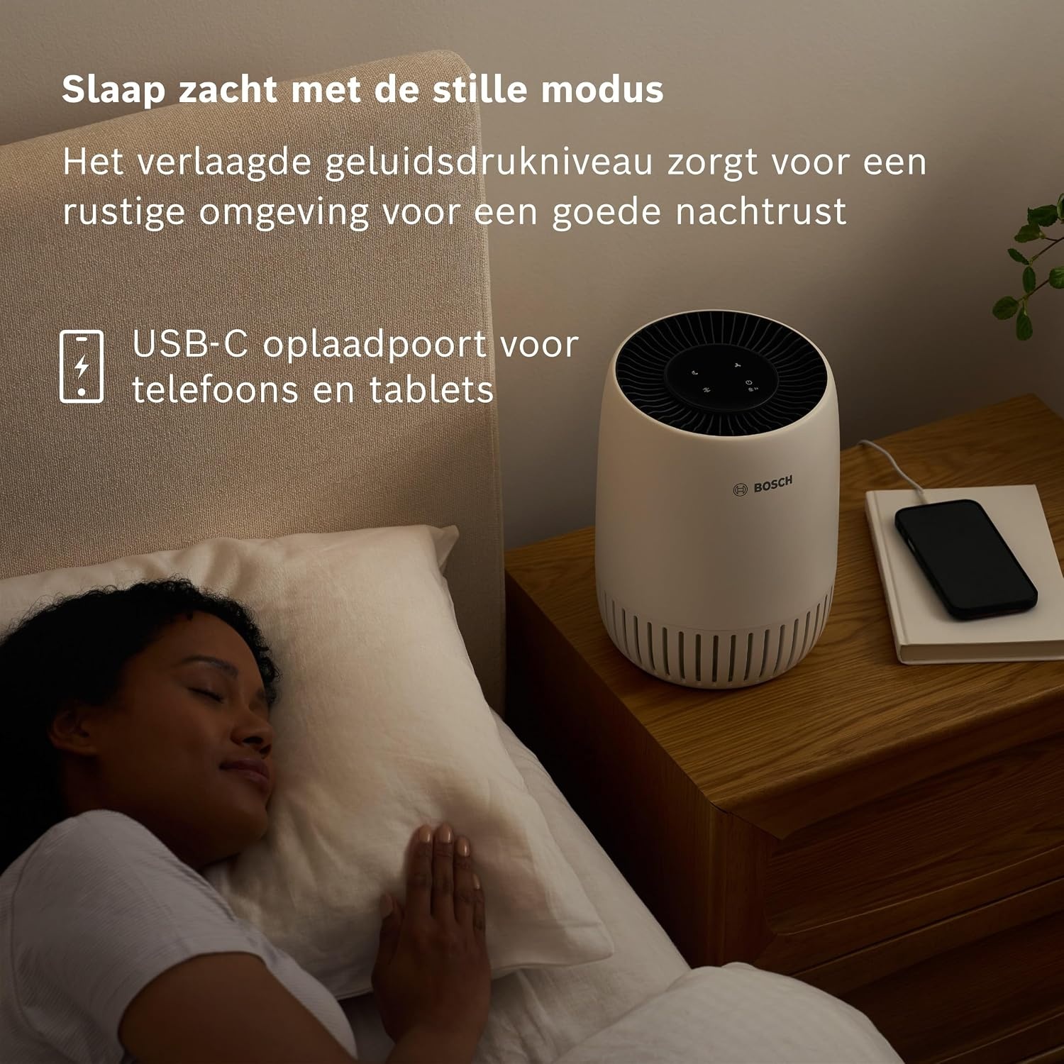 Bosch Air 500 Luchtreiniger - 23m² - HEPA - Stil - 34% Korting