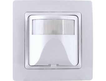 Bewegingsschakelaar Inbouw Wit 180° Detectie 10m 4-240s 34% Korting