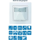 Bewegingsschakelaar Inbouw Wit 180° Detectie 10m 4-240s 34% Korting