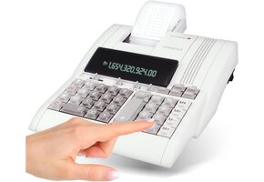 Olympia CPD 3212S Rekenmachine met Printer - 12 Cijfers - Wit - 47% Korting