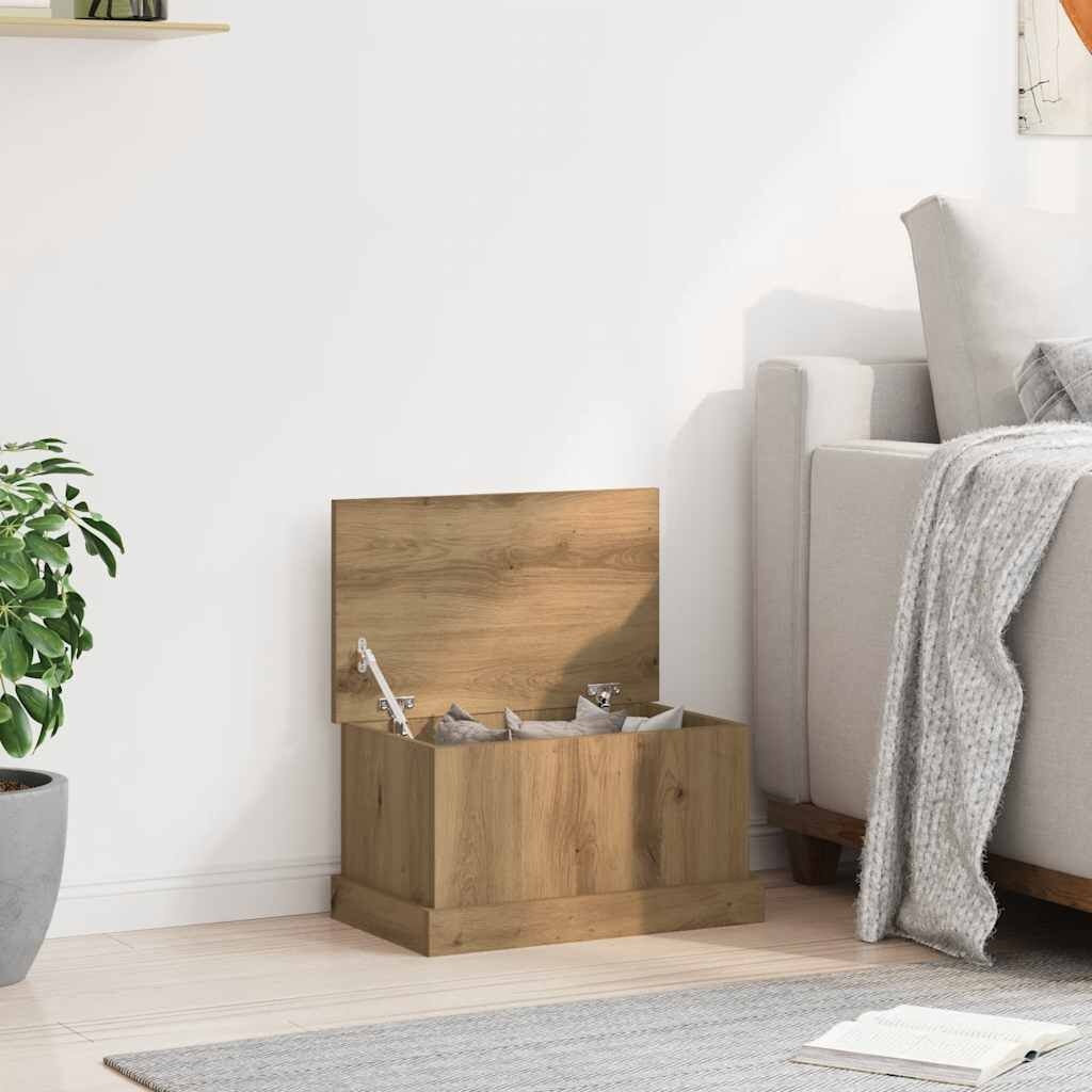 Opbergbox Hout 30x50x28 cm Artisanaal Eiken - 58% Korting