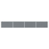 Verhoogde Plantenbak Grijs Staal 320x40x45 cm - 53% Korting