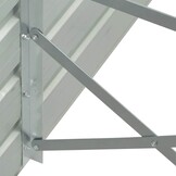Verhoogde Plantenbak Grijs Staal 320x40x45 cm - 53% Korting