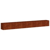 Plantenbak 360x40x40cm Staal - Roestig - 54% Korting!