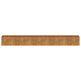 Plantenbak 360x40x40cm Staal - Roestig - 54% Korting!