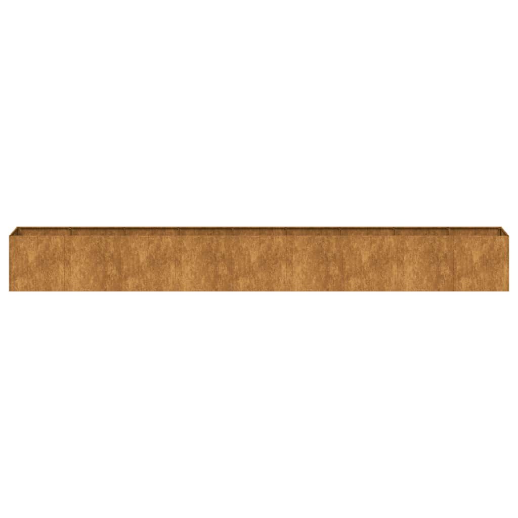 Plantenbak 360x40x40cm Staal - Roestig - 54% Korting!