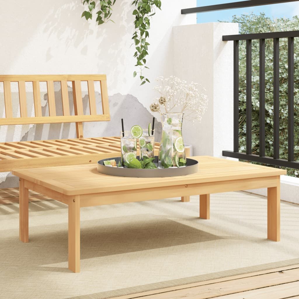 vidaXL Tuintafel Massief Acaciahout 100x60x30 cm - 34% Korting
