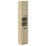 Badkamerkast Sonoma Eiken 32x34x188,5 cm - 59% Korting