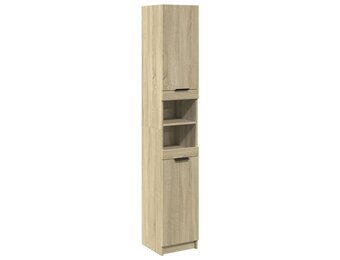 Badkamerkast Sonoma Eiken 32x34x188,5 cm - 59% Korting