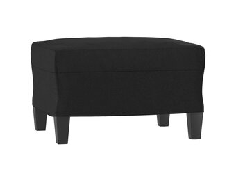 Voetenbank Kunstleer Zwart 60x50x41 cm - 34% Korting