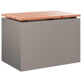 VidaXL Tuinbank 1-Persoons 60x40x43 cm Roestig