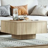 vidaXL Salontafel Sonoma Eiken 60x60x31,5 cm (34% Korting)