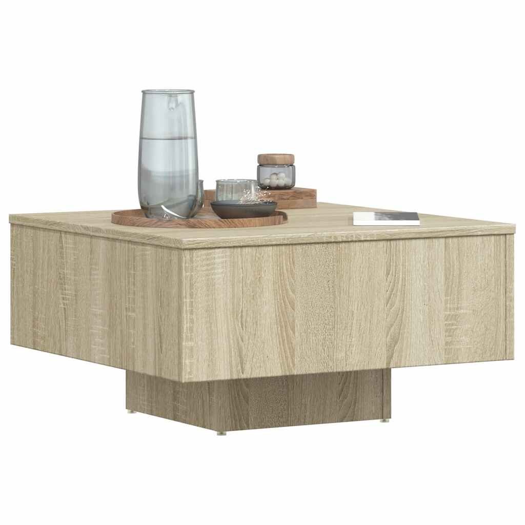 vidaXL Salontafel Sonoma Eiken 60x60x31,5 cm (34% Korting)