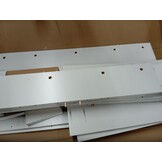 Hoofdbordkast Wit met LED 160cm 54% Korting