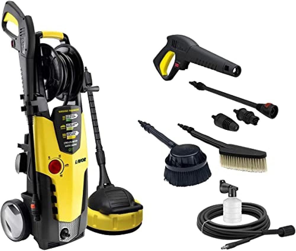 Lavor STM 160 WPS PLUS Hogedrukreiniger - 160 bar - 2500W - met 8 meter slang en uitgebreide accessoireset