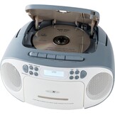Reflexion RCR2260DAB/BL Draagbare Radio CD-Speler met Cassette en USB - Wit/Blauw