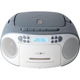 Reflexion RCR2260DAB/BL Draagbare Radio CD-Speler met Cassette en USB - Wit/Blauw