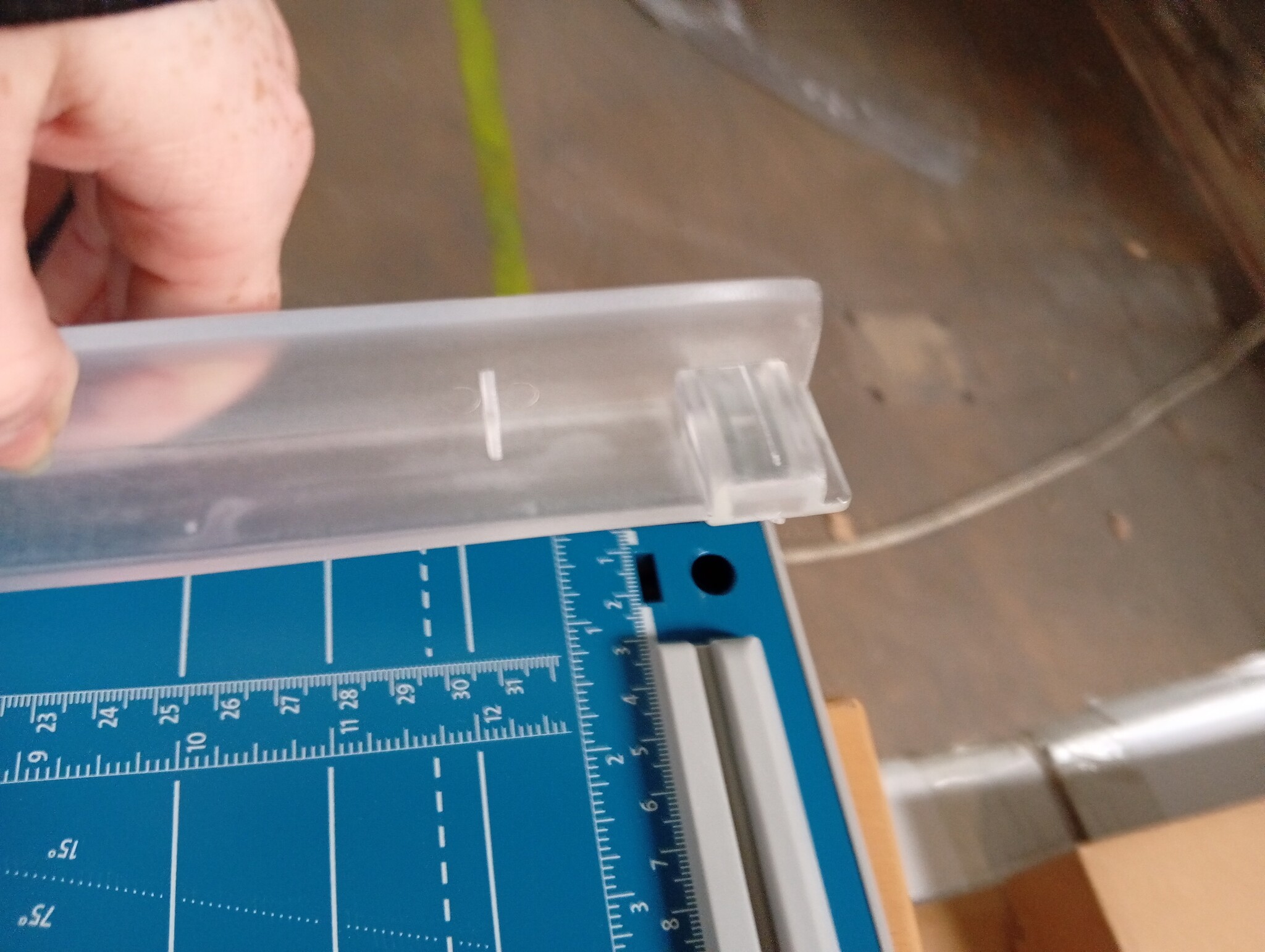Dahle 533 hefboomsnijmachine blauw met snijlengte 340 mm