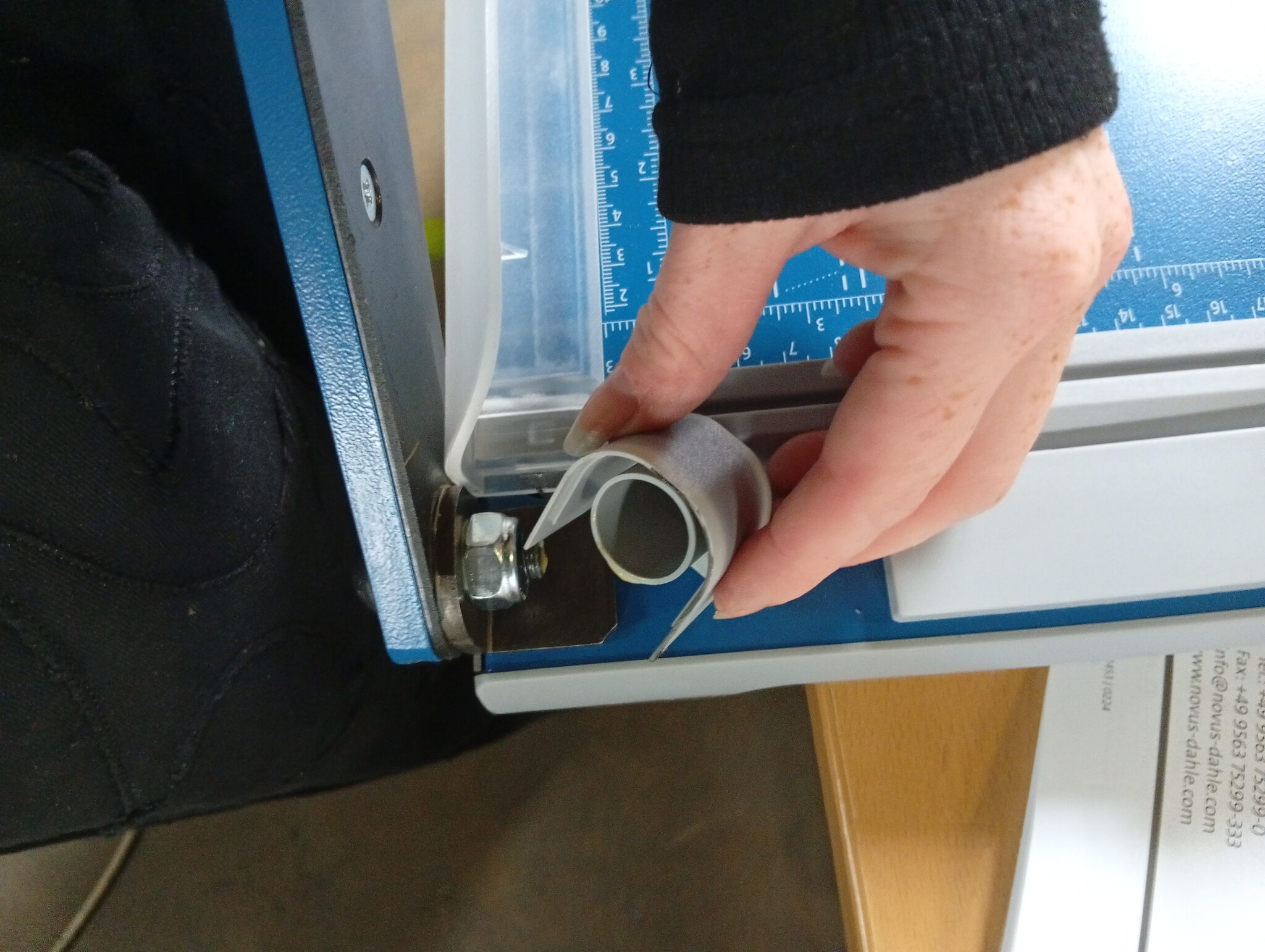 Dahle 533 hefboomsnijmachine blauw met snijlengte 340 mm