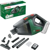 Bosch UniversalVac 18 Accustofzuiger - Klassiek groen - 18V - Zonder accu