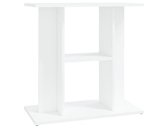 vidaXL Aquariumstandaard 60x30x60 cm bewerkt hout wit
