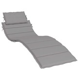 VidaXL Ligbedkussen Oxford Stof Grijs - 39% Korting