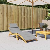 VidaXL Ligbedkussen Oxford Stof Grijs - 39% Korting