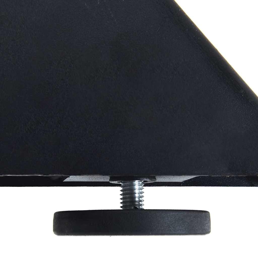 vidaXL Eettafelpoot spider vorm 150x78x(72-73) cm staal antraciet