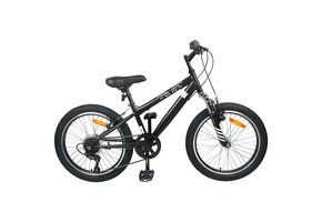 vidaXL Mountainbike 24 Inch Zwart - 6 Versnellingen - 30% Korting