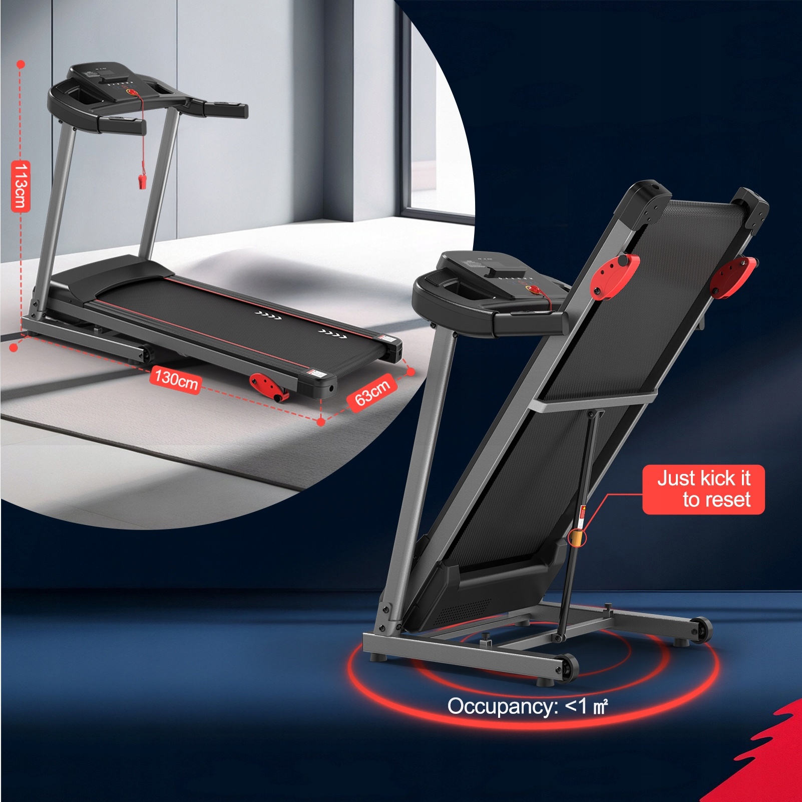 ORISYN T300PL Elektrische Loopband tot 130 kg