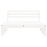vidaXL Tuinmiddenbank 120x80 cm massief grenenhout wit
