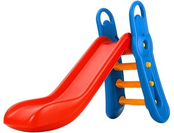 BIG Fun Slide Glijbaan Blauw/Rood/Geel - 164 x 73 x 116 cm