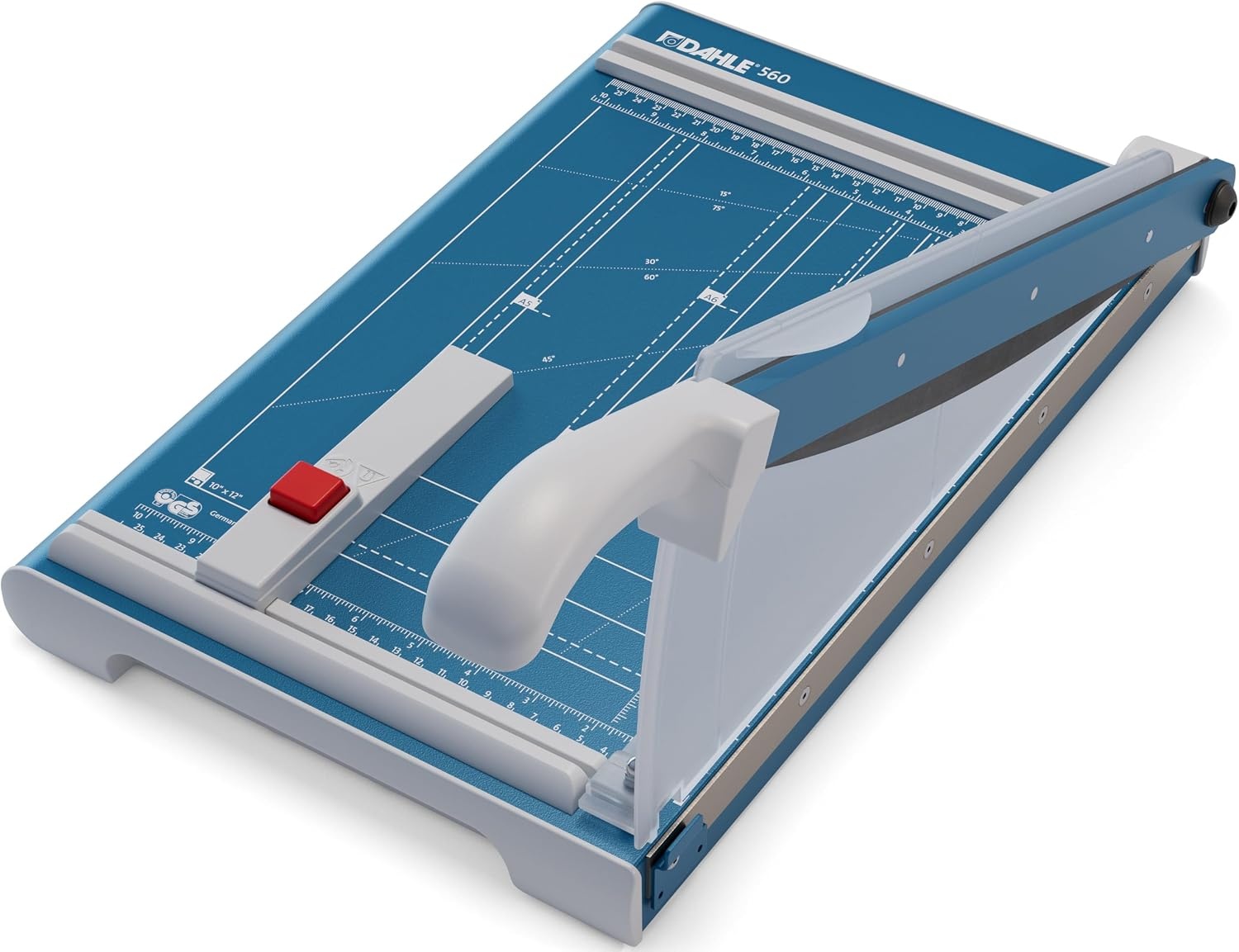 Dahle 561 Snijmachine (DIN A4, 35 Vellen Capaciteit, 265 x 440 mm), Blauw - Maat 265 x 440 mm