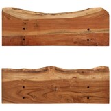 vidaXL Wandschappen 2 st 60x20x18 cm massief acaciahout