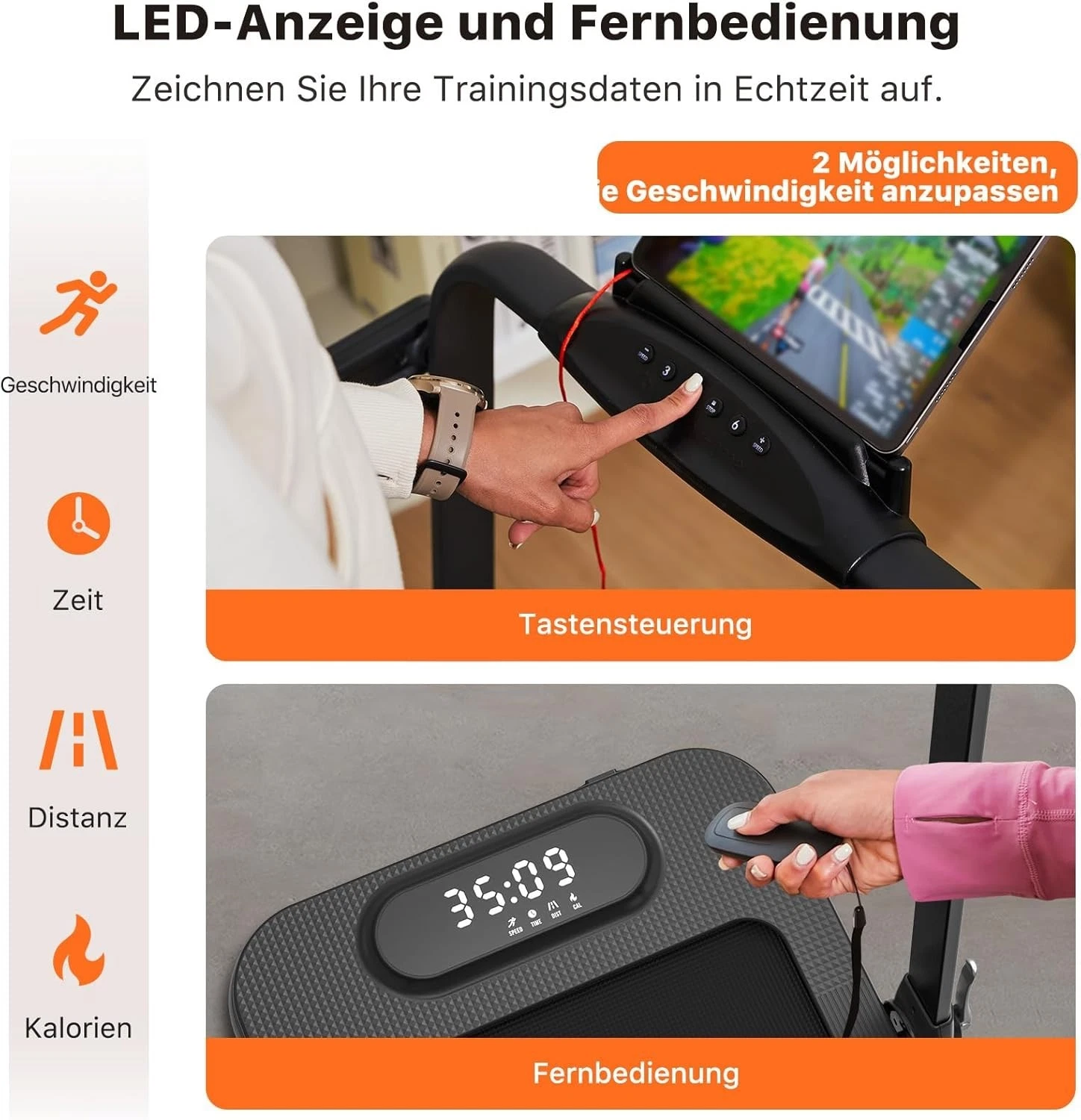 Mobvoi T4089 Opvouwbare Elektrische Loopband voor Thuisgebruik 12 km/u