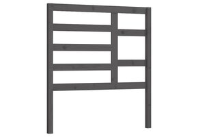 Hoofdbord Massief Grenenhout Grijs 96x4x104 cm - 39% Korting