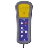 vidaXL Massagestoel stof donkergrijs