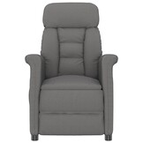 vidaXL Massagestoel Donkergrijs 70.5 x 96.5 x 95 cm Polyester
