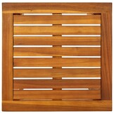 Ligbed met Tafel Massief Acaciahout - 35% Korting