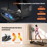 Compacte 3-in-1 Loopband met AI & App - Zwart - 30% Korting