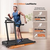 Compacte 3-in-1 Loopband met AI & App - Zwart - 30% Korting