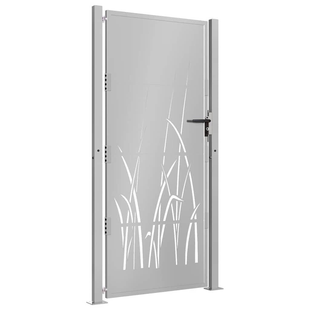 VidaXL Poort Grasontwerp 105x180 cm Cortenstaal met 55% Korting