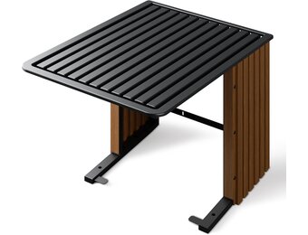 Robotmaaier Garage Zwart/Hout - Beschermhoes voor G1-800, G1-1600, G1-2000, GX-600 (35% korting)