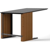 Robotmaaier Garage Zwart/Hout - Beschermhoes voor G1-800, G1-1600, G1-2000, GX-600 (35% korting)